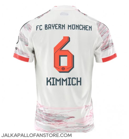 Bayern Munich Joshua Kimmich #6 Vieraspaita 2025-26 Lyhythihainen Bayern Munich Joshua Kimmich #6 Vieraspaita 2025-26 Lyhythihainen
